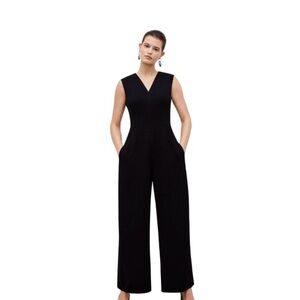 Mm La fleur Demi jumpsuit staccato black